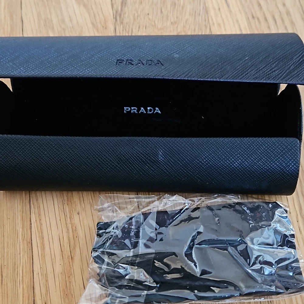 Prada black textured
